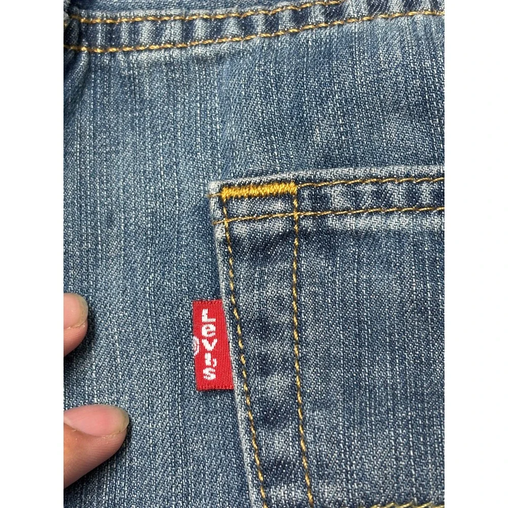 Levi 527 Slim Bootcut Jeans Mens W32 L36 Medium Wash Blue Denim 05527-0175